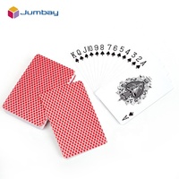 100% Poker en plastique marque personnalisée impression VIP club de jeu officiel Casino Anti contrefaçon étiquetage code à barres cartes à jouer
