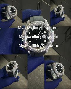 Reloj Mecánico Automático de Lujo Personalizado para Hombre, de 40 mm, en Acero Inoxidable y Moissanita, con Resistencia al Agua de 10 Bares - Product Image 3