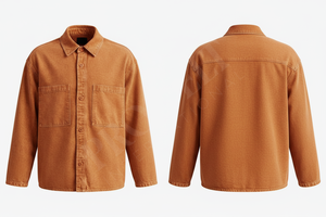 Camisas de mezclilla de manga larga ligeras estilo streetwear con botones y bolsillos para trabajo, venta al por mayor, camisas personalizadas - Product Image 4