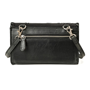 Hand Tooled Leather Cowhide Crossbody Bag for Women Western Floral Hair <b>On</b> Hide Shoulder Purse - Product Image 2