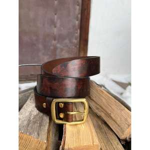 Luxury Steel Buckle Cow <b>Hide</b> Men's High Class Latest Design Genuine Leather Belts Fashionable High Quality Waterproof Formal Pin - Product Image 3