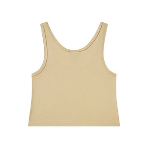 OEM 2026 Casual Organic Cotton tank <b>Tops</b> Wholesale Ribbed Cotton Women's <b>Crop</b> Knit Woman tank <b>Tops</b> - Product Image 6