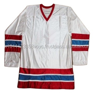 Barato al por mayor en blanco Hockey Jersey sublimado personalizado Hockey Jersey Camo hombres camisas XXL Western XXXL OEM personalizado XXS Logo PCS - Product Image 1