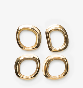 Porte-serviettes en laiton écologiques, best-sellers pour la décoration de table de mariage, de fête, de dîner et de Noël - Product Image 1