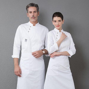 Uniformes de Camarero para Restaurante Directo de Fábrica, Uniformes de Camarero al por Mayor, Delantal, Camisa, Chaleco con Logotipo Personalizado - Product Image 2