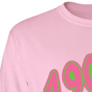 <b>Pink</b> 1908 Long Sleeve Sweatshirt Crew Neck Pullover Printed Graphic Casual Women's Sportswear <b>Top</b> Ribbed Cuffs Everyday Fashion - Product Image 2