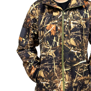 Veste de chasse camouflage imperméable pour homme, softshell tactique, polaire, chaude, coupe-vent, pour randonnée en plein air, parka - Product Image 5