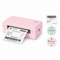 Imprimante d'étiquettes d'expédition thermique directe E55 PRO 4 pouces 203 DPI, USB en option, imprimante de codes-barres Bluetooth pour les petites entreprises