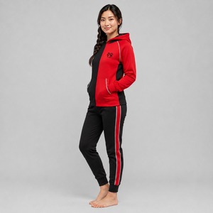 Women Tracksuit Stylish Sportswear Set with <b>Jacket</b> and Pants for Fitness Running and Casual Wear Women Tracksuit Winter Use - Product Image 4