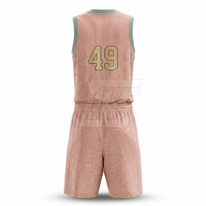 Uniforme de Baloncesto para Hombre, Conjunto de Pantalones Cortos Personalizados, Ropa Deportiva Transpirable para Entrenamiento, Juego y Competencia - Product Image 2