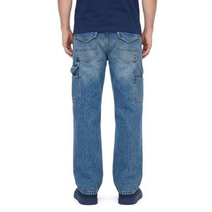 Jean en denim bleu roi à cinq poches, de haute qualité, durable, en pur coton, longueur complète, vente en gros, jean standard pour homme - Product Image 3