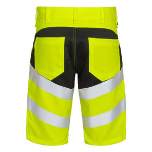 Workwear Security Safety Shorts 3M Reflective Tape Cargo Security Men <b>Working</b> Construction Wear Shorts For Worker - Product Image 4