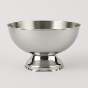 Large Stainless Steel Punch Bowl Heavy Duty Beverage Serving Bowl for Parties Weddings Events Ice <b>Drink</b> Wine <b>Cooler</b> Wholesale - Product Image 5