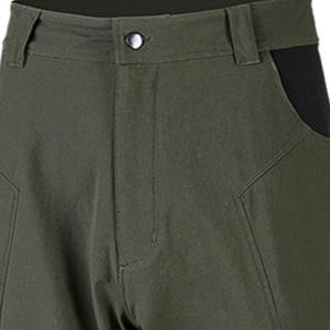 <b>Pants</b> for Men <b>Cargo</b> Pockets Flame Resistant 100% Cotton Elastic Waist <b>Work</b> <b>Pants</b> Heat Resistant Welding Trouser - Product Image 4