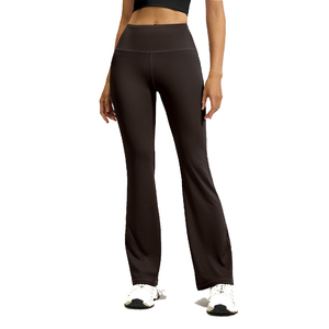 Customized High Waist Hip Lift <b>Flared</b> Pants Gym Workout Fitness <b>Leggings</b> Pilates Sports <b>Leggings</b> for Women - Product Image 3