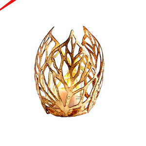 Elegante Portavelas Metálico de Diseño Cónico para Decoración de Bodas, Eventos y el Hogar - Product Image 3