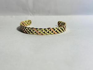 Handmade <b>Copper</b> Cuff <b>Bangles</b> for Women Twisted Open Bracelet Stylish Adjustable Wellness Jewelry - Product Image 3