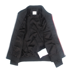 Custom Black Bomber <b>Jacket</b> Men Lightweight Full Zip Casual Fashion Streetwear Private Label <b>Jacket</b> Manufacturer SHH - Product Image 2