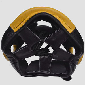 Protector de Cabeza de Cuero Personalizado para Boxeo, Casco de Sparring, Protección MMA, Artes Marciales, con Logotipo Personalizado, Equipo de Entrenamiento, Venta al Por Mayor - Product Image 6
