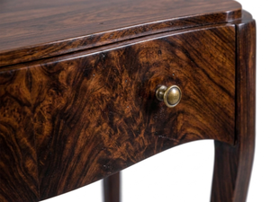 Traditional Rosewood <b>Console</b> <b>Table</b> With <b>Storage</b> Drawer And Leg Base For Hallway Or Living Room Furniture - Product Image 3