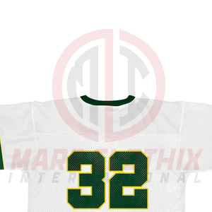 Maillots de football américain à manches courtes en tissu mesh, légers, à séchage rapide, rétro, pour l'entraînement - Product Image 5