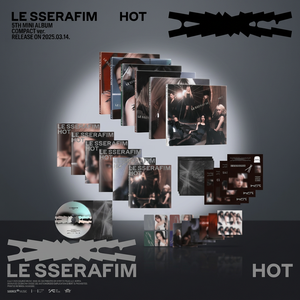 [Álbum Original Coreano 100% Auténtico] LE SSERAFIM LE SSERAFIM 5º Mini Álbum 'HOT' (Versión COMPACTA) Álbum de k-pop (aleatorio) - Product Image 5