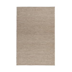 Tapis en laine tissé à la main, tissage plat géométrique, tapis de zone aux tons naturels, revêtement de sol artisanal indien - Product Image 1
