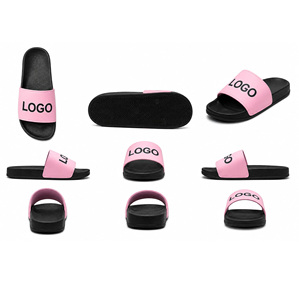 Sandalias Deslizantes Rosas con Logotipo Personalizado |   Pantuflas Unisex de EVA Cómodas |   Proveedor de Fábrica OEM ODM - Product Image 2