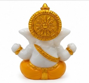 รูปปั้นพระพิฆเนศขนาดเล็กแบบดั้งเดิม ของตกแต่งรถยนต์ ของตกแต่งบ้าน ของขวัญขึ้นบ้านใหม่ - Product Image 5