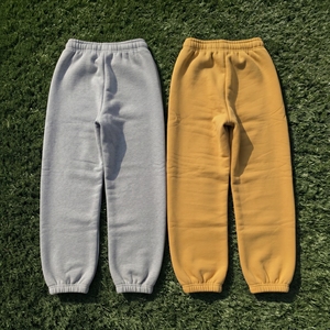 Pantalon de jogging en molleton 100% coton, taille élastique, broderie du fabricant, pantalon de jogging unisexe, pantalon en molleton d'hiver, pyjama - Product Image 2