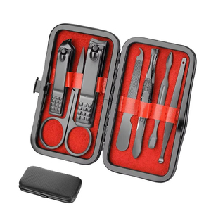 7 in 1 Professional Luxurious Stainless Steel Manicure <b>Pedicure</b> Kit with Custom Logo and Beauty <b>Tool</b> Case - Product Image 1