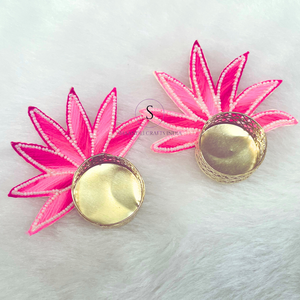 Handmade <b>Flower</b> Shape Tea Light <b>Candle</b> with Pearl Beads & Thread Work, Diwali Festival Decoration, Home Décor & Festive Gift - Product Image 5
