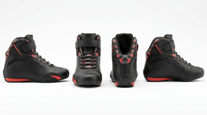 รองเท้าขี่มอเตอร์ไซค์กันลื่น ป้องกันการกระแทก รองเท้าบูทสำหรับแข่งรถ ระบายอากาศได้ดี รองเท้าทรงสูงสำหรับนักขี่มอเตอร์ไซค์ รองเท้าเพื่อความปลอดภัยสำหรับกิจกรรมกลางแจ้งสำหรับผู้ชาย - Product Image 2