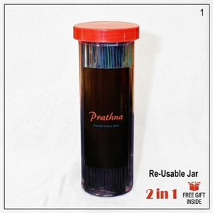 Premium Bamboo Incense <b>Sticks</b> 2 in 1 Reusable Jar Indian Religious <b>Scented</b> Organic Hand-made Eco-Friendly All Season - Product Image 1
