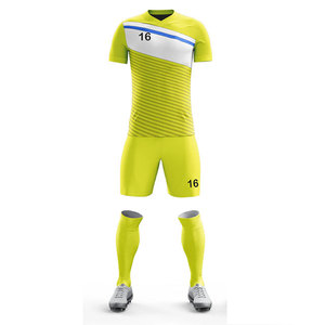 Nuevo Diseño de Uniformes Deportivos de Baloncesto y Fútbol con Forro y Patrón Sublimado, Conjuntos de Uniformes Deportivos de Fútbol en Venta al Por Mayor - Product Image 6