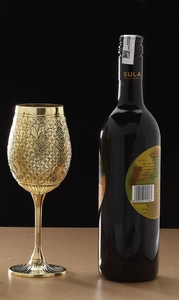 Juego de dos copas de vino adornadas - Product Image 2