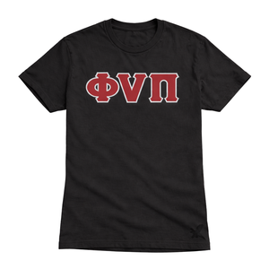 Camiseta de 3 Letras Kappa Alpha Psi Old Skool Phi Nu Pi, Color Carmesí o Granate, Ropa de Fraternidad Griega con Diseño Vintage y Comodidad Premium - Product Image 4