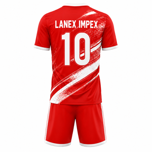 Professional <b>Football</b> Soccer Uniform Sets Custom Jerseys Shorts <b>Socks</b> Breathable 100% Polyester Quick Dry Men's Sublimation - Product Image 3