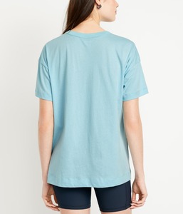 T-shirt personnalisé en coton avec logo imprimé en couleur, logo en relief 3D, coupe ample et carrée, col rond, manches courtes, décontracté, pour l'été - Product Image 6