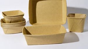 Contenedores de Alimentos Desechables Sostenibles con Diseño Resistente a Fugas y a la Grasa para Restaurantes y Pedidos a Domicilio - Product Image 3