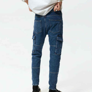 Pantalones Vaqueros de Mezclilla Vintage para Hombre, Marca Personalizada, Estilo Urbano, Invierno, Algodón de Alta Calidad, Sólidos, Transpirables, Corte Moderno para Venta al por Menor - Product Image 4