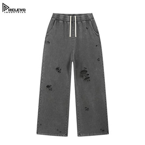 Custom 360GSM Cotton Hoodie & Sweatpants <b>Set</b> – Vintage <b>Spray</b> Dye Unisex Tracksuit with Silk Screen & Digital Print - Product Image 4