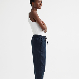 Nouveau pantalon d'hiver pour femme, taille mi-haute, coupe bootcut, longueur genou, décontracté, tissé, haute qualité, écologique, design personnalisé - Product Image 2