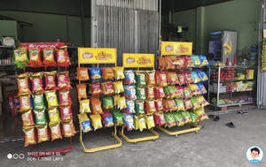 Présentoir de style gondole ADONG A43 | Étagères en acier sur mesure pour Mini Marts | OEM Vietnam Factory - Product Image 2