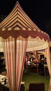 Luxury 3m Dia Round <b>Canopy</b> <b>Tent</b> Gazebo Water Resistant Outdoor Wedding Event Pavilion Custom Design - Product Image 1