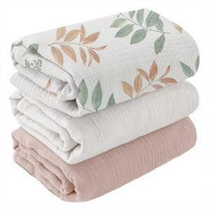 Manta de Bebé Tejida de Algodón |   Manta Suave para Recién Nacidos |   Ropa de Cama para Bebé Ligera y Transpirable |   Artículos Esenciales para la Guardería Moderna - Product Image 2