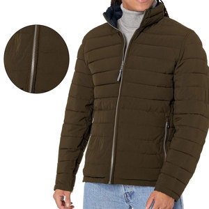 <b>Top</b> quality Hooded Casual Winter <b>Bubble</b> Puffer Jacket for Men Front Logo Windproof Quick Dry - Product Image 6
