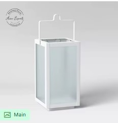Lanterne à bougie en verre moderne, cadre métallique élégant, design décoratif pour éclairage d'ambiance de table - Product Image 2