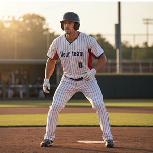 Maillot de baseball personnalisé à sublimation, uniforme d'équipe imprimé, maille respirante, polyester à séchage rapide, logo sportif, numéro OEM - Product Image 4