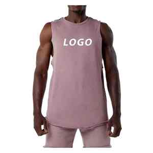 <b>Plus</b> <b>Size</b> Breathable Bodybuilding Custom Gym Wear High Quality Light Weight Best Design Muscle Running Men's Tank <b>Tops</b> - Product Image 1